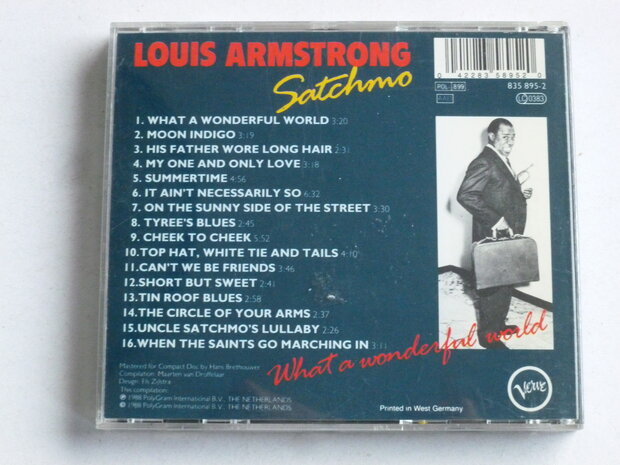 Louis Armstrong - Satchmo / What a wonderful world