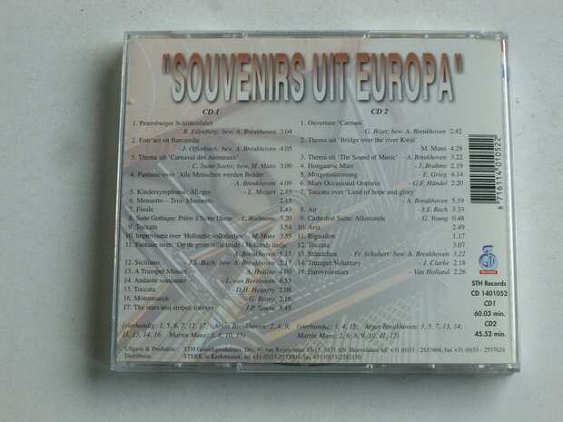 Souvenirs uit Europa - Arjan Breukhoven en Martin Mans (2 CD)