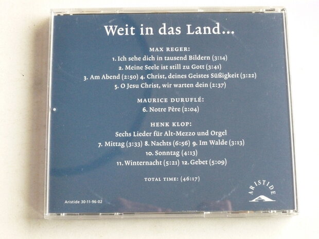 Weit in das Land - Els Kloos, Henk Klop