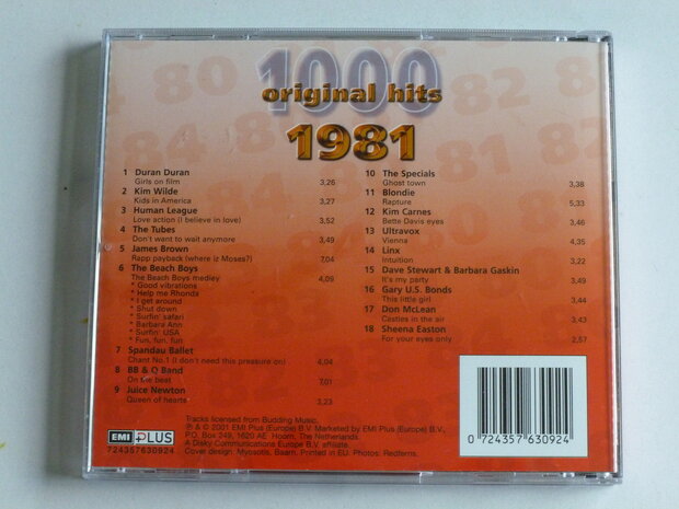 1000 Original Hits - 1981