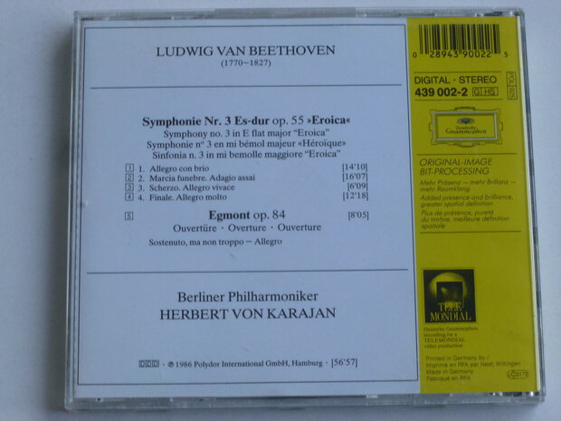 Beethoven - Symphonie 3 Eroica / Herbert von Karajan