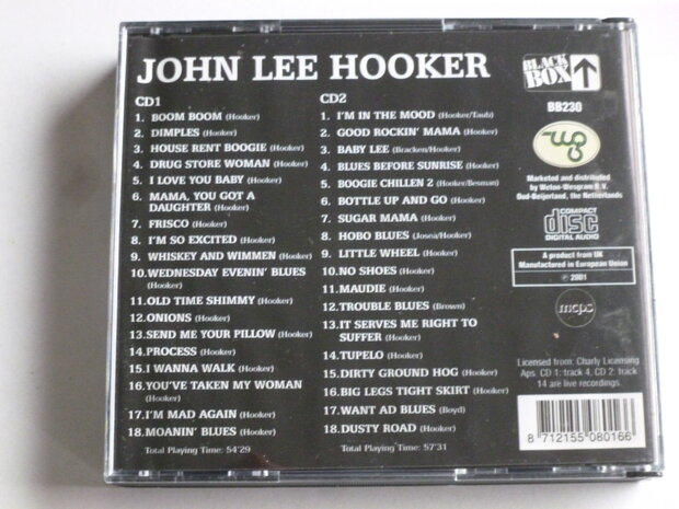 John Lee Hooker - Boom Boom (2 CD)