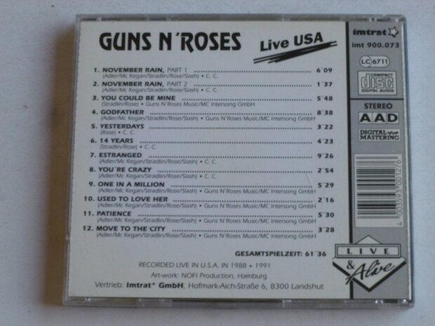 Guns ' n Roses - Live USA 