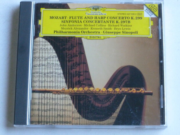 Mozart - Concerto for Flute, Harp and Orch. / Sinopoli