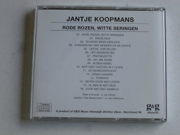 Jantje Koopmans - Rode Rozen, Witte Seringen