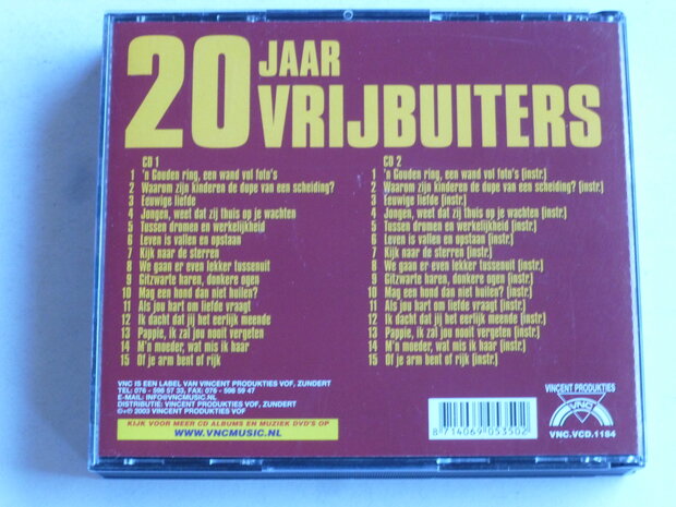 De Vrijbuiters - 20 Jaar de Vrijbuiters (2 CD)