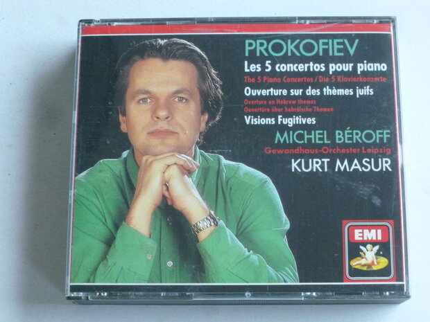 Prokofiev - Les 5 Concertos pour piano / Michel Beroff, Kurt Masur (2 CD)