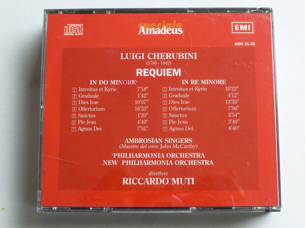 Cherubini - I Requiem / Riccardo Muti (2 CD)