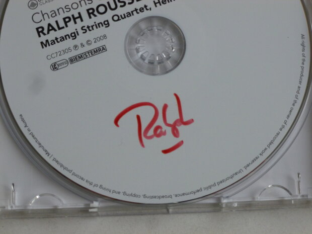 Ralph Rousseau - Chansons d' Amour (gesigneerd)