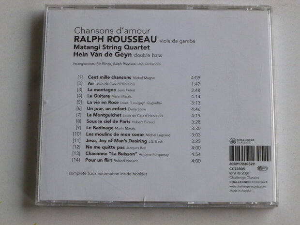 Ralph Rousseau - Chansons d' Amour (gesigneerd)