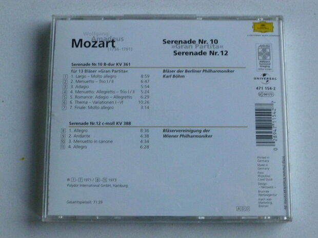 Mozart - Serenade nr. 10, 12 / Karl Böhm