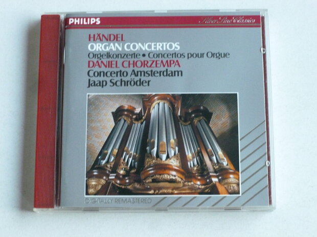 Händel - Organ Concertos / Daniel Chorzempa, Jaap Schröder