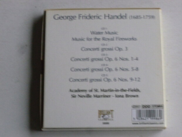 Handel - Watermusic / Music for the Royal Fireworks / Concerti grossi (5 cd) 