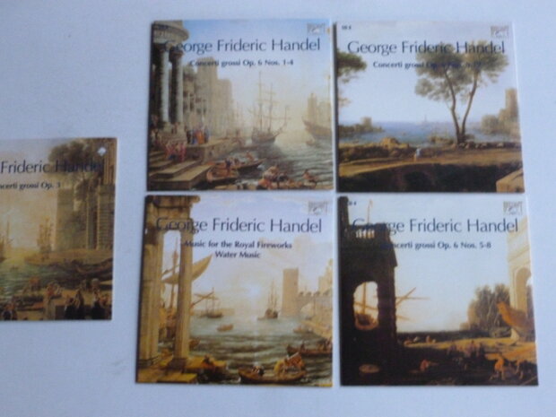 Handel - Watermusic / Music for the Royal Fireworks / Concerti grossi (5 cd) 