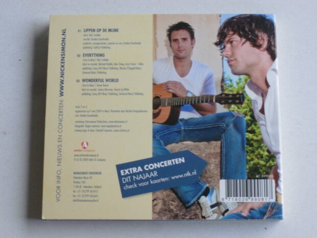 Nick & Simon - Lippen op de Mijne / Gelimiteerde oplage (gesigneerd) CD + DVD