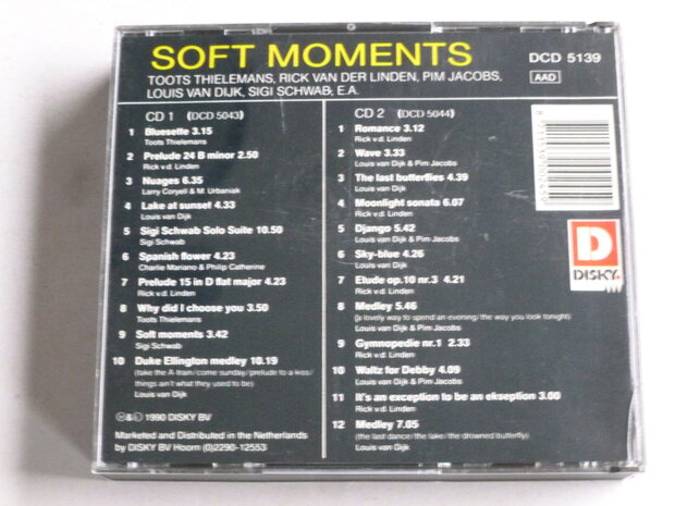 Soft Moments - Toots, Rick van der Linden, Louis van Dijk, Pim Jacobs (2 CD)