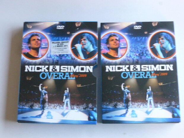 Nick & Simon - Overal Ahoy 2009 (2 CD + DVD) + boekje, poster (gesigneerd)