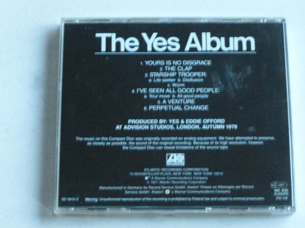 Yes - The Yes Album (1971)