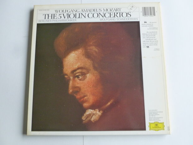 Mozart - The 5 Violin Concertos / Wolfgang Schneiderhan (2 LP)