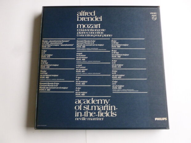 Mozart - 13 piano concertos / Alfred Brendel, Neville Marriner (8 LP)