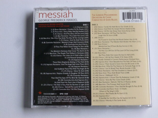 Handel - Messiah / John Alldis (2 CD)