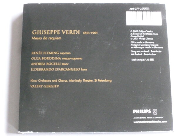 Verdi - Requiem / Fleming, Borodina, Bocelli, Valery Gergiev (2 CD)