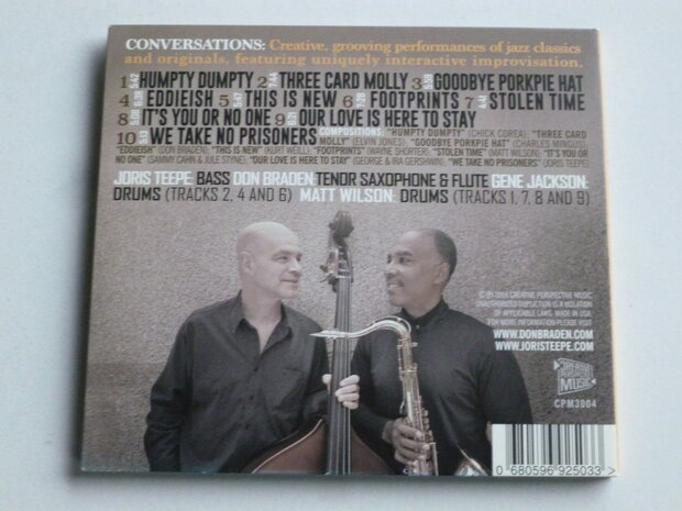 Joris Teepe & Don Braden - Conversations (gesigneerd 2x)