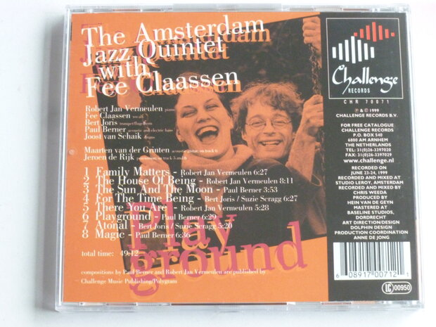 The Amsterdam Jazz Quintet with Fee Claassen - Playground