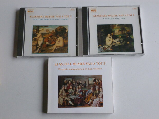 Klassieke Muziek van A tot Z - De grote Komponisten (2 CD + Boek) Naxos