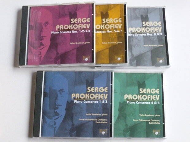 Prokofiev - Piano Concertos / Sonatas (complete) Yefim Bronfman, Mehta (5 CD)