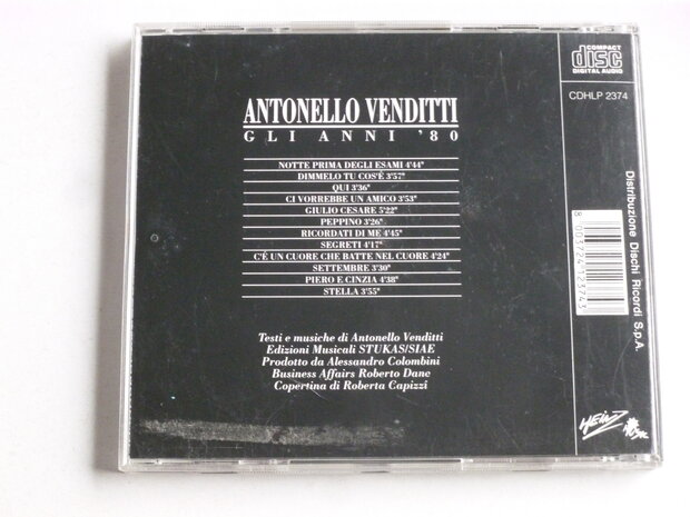 Antonello Venditti - Gli Anni '80