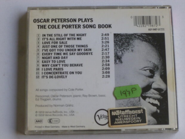 Oscar Peterson plays The Cole Porter Song Book