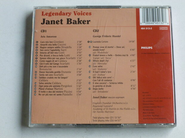 Janet Baker - Legendary Voices (2 CD)