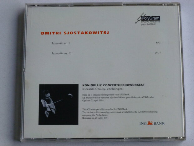 Sjostakowitsj - Jazzsuite 1 & 2 , Live / Riccardo Chailly