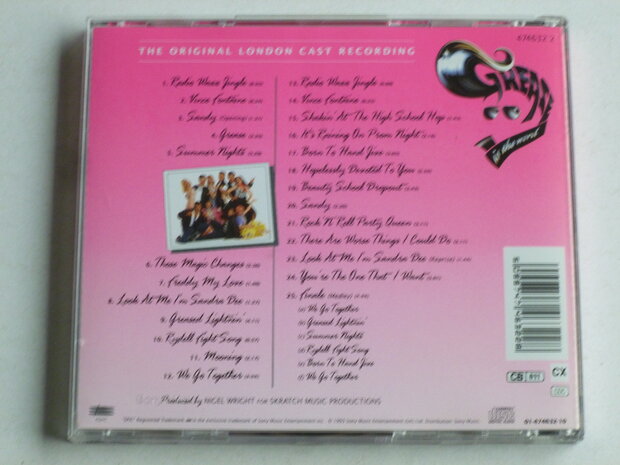 Grease - The Original London Cast Recording