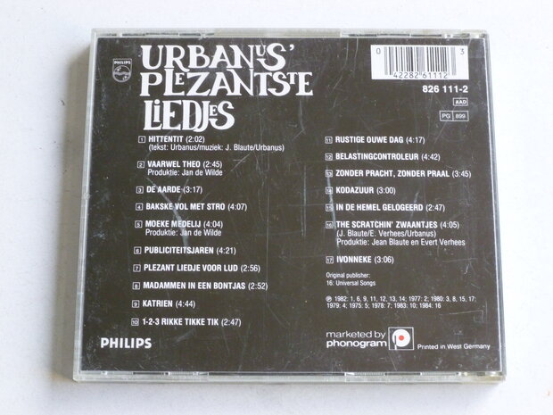 Urbanus plezantste liedjes