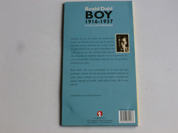 Roald Dahl - Boy 1916-1937 (4 CD Luisterboek)