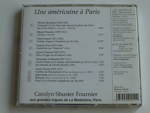 Une Americaine a Paris - Carolyn Shuster Fournier / La Madeleine Paris