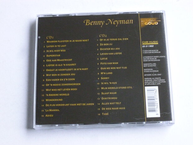 Benny Neyman - Hollands Goud (2 CD)