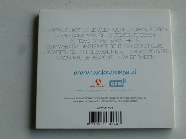 Nick & Simon - Open (digipack)