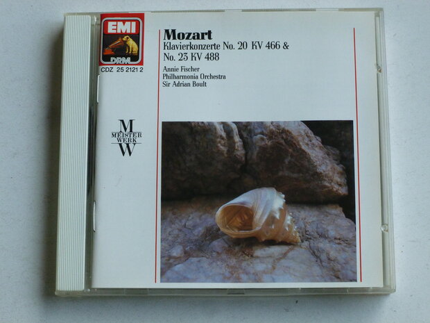 Mozart - Klavierkonzerte no 20, 23 / Annie Fischer, Sir Adrian Boult