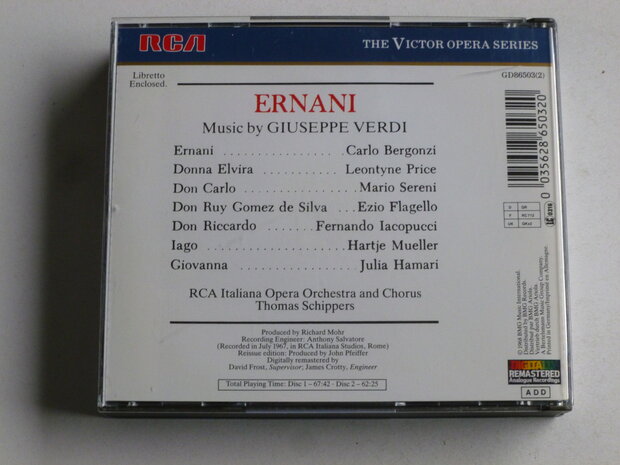 Verdi - Ernani / Schippers, Price (2 CD)