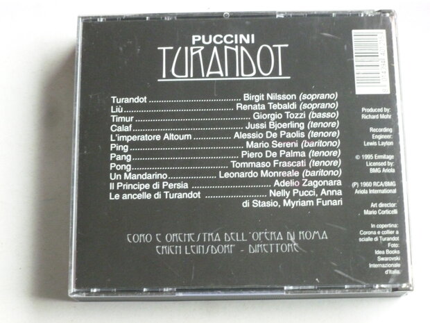 Puccini - Turandot / Nilsson, Tebaldi, Erich Leinsdorf (2 CD)