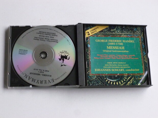 Handel - Messiah / Margaret Price, Yvonne Minton, Johannes Somary (2 CD)