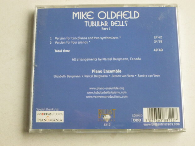 Mike Oldfield - Tubular Bells part 1 / Piano Ensemble