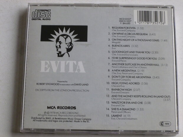 Evita - Original London Cast Recording