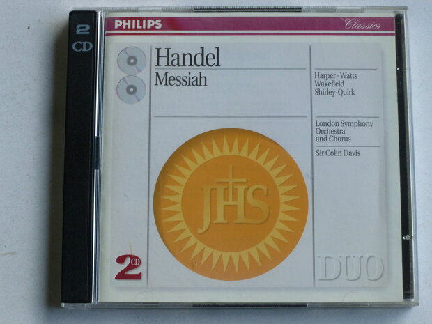 Handel - Messiah / Harper, Watts, Sir Colin Davis (2 CD)