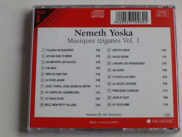 Nemeth Yoska - Musiques Tziganes vol.1