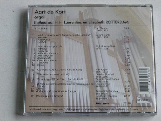 Aart de Kort - Orgel / Kathedraal Rotterdam