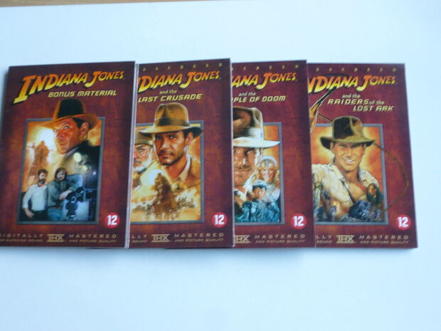 The Adventures of Indiana Jones - The Complete 4 DVD Movie Collection 